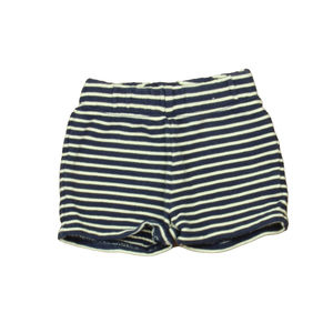 Moon and Back Girls Navy | White Shorts size: 3-6 Months